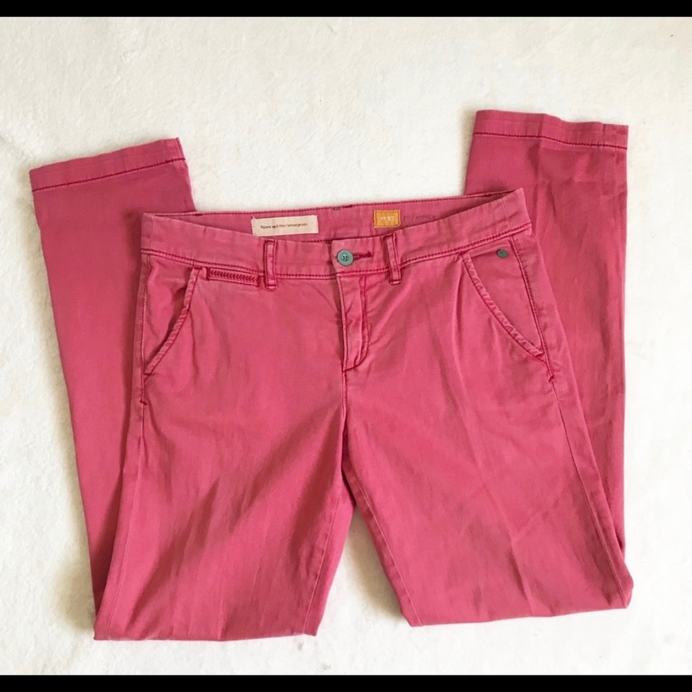 Anthro Pilcro and the Letterpress Red Hyphen Jeans